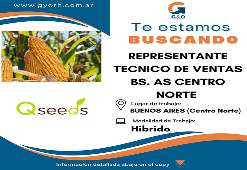 Representante Técnico de Ventas para la zona Centro Norte de Provincia de Buenos Aires